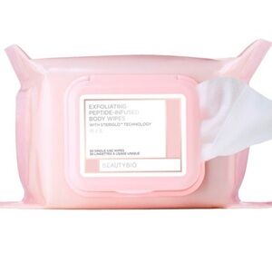 Beautybio Exfoliating Peptide-Infused Body Wipes - Pink Pack